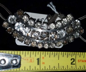 Gargantilla de diamantes de imitación de plata de ley - Imagen 1 de 5