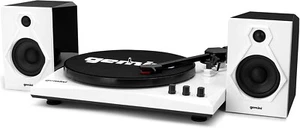Gemini TT-900 Vinyl Plattenspieler Turntable mit Bluetooth + zwei Lautsprechern - Weiß - Bild 1 von 7