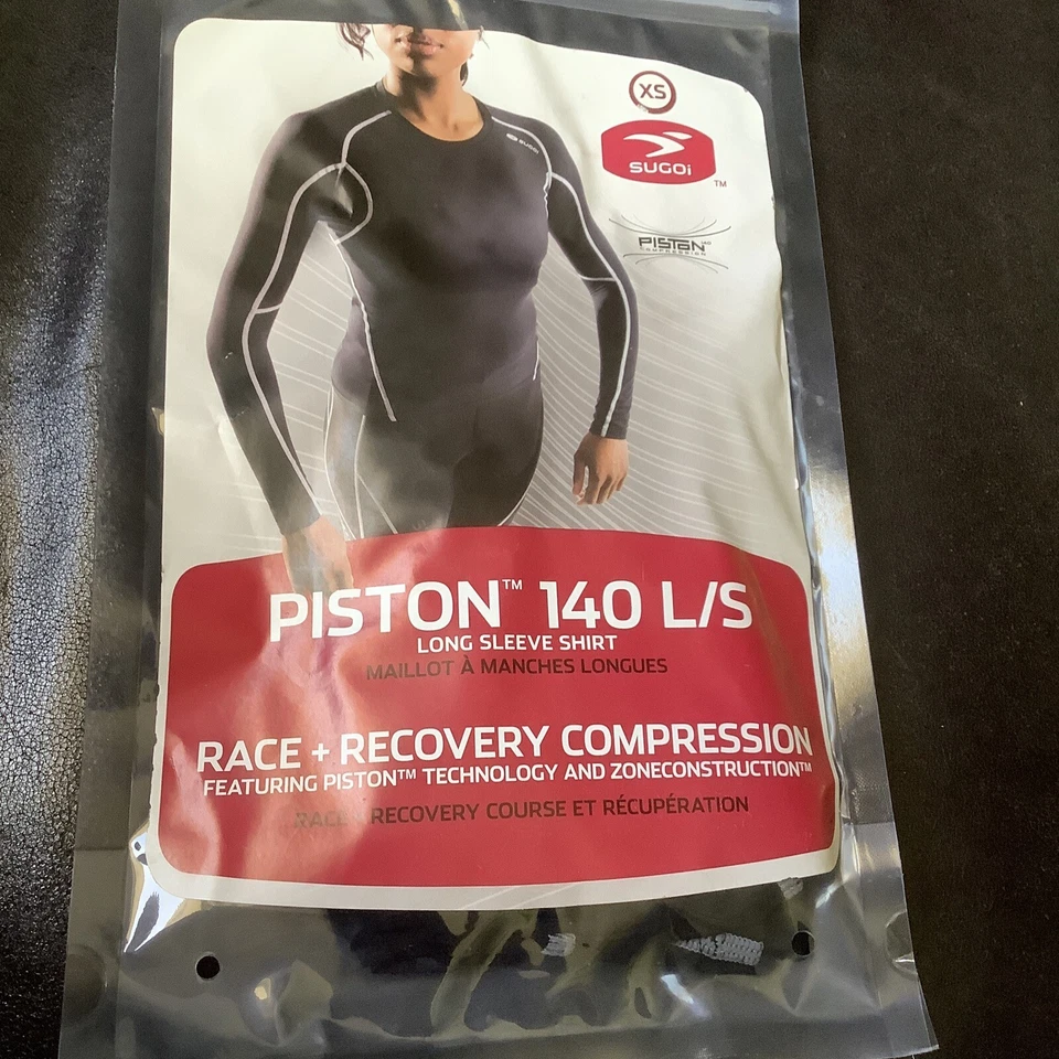 Sugoi Piston 140 L/s Women's Compression Long Sleeve Base Layer Black - XS - image 1 of 4