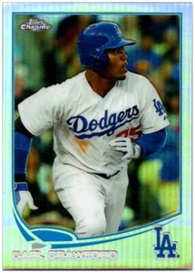2013 Topps Chrome #56 Carl Crawford - Refractors FREE SHIPPING! - Picture 1 of 2