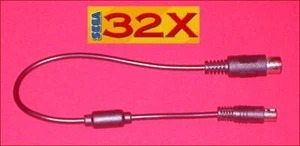 Cable conector de datos de mezcla de enlaces Sega 32X 8 PIN para sistema Sega Genesis 1 NUEVO - Imagen 1 de 4