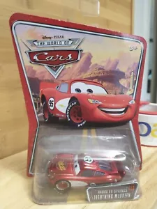 Disney Pixar The World of Cars 1/55 diecast RADIATOR SPRINGS LIGHTNING MCQUEEN 2 - Picture 1 of 6