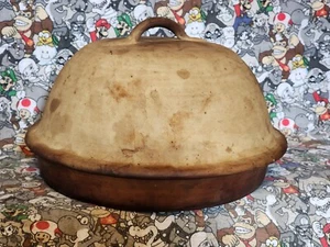 Sassafras Superstone La Cloche Deep Dish Bread Maker Baker Dome 13" with Box Vtg - Picture 1 of 9