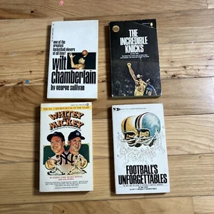 1960’s & 1970’s Sports Books Lot Whitey & Mickey The Incredible Knicks Etc… - Picture 1 of 13