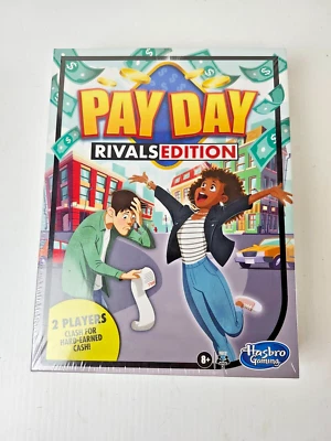 Hasbro Gaming PAY DAY! Rivals Edition 2 Players Ages 8+ NEW Sealed Board Game - Image 1 of 4