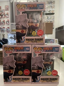 1x Funko POP! Naruto - Kakashi Lightning Raikiri GLOW GameStop 1103 - Picture 1 of 5
