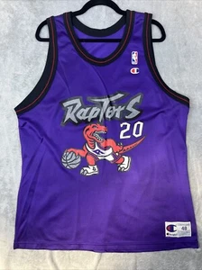 Vintage 90s Champion Damon Stoudamire Toronto Raptors NBA Team Jersey Size 48 - Picture 1 of 6