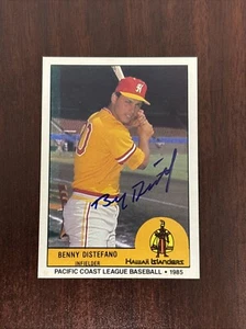 Benny Distefano 1985 Cramer Hawaii Islanders #231 AUTO Autograph Signed - Picture 1 of 2