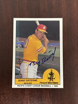 Benny Distefano 1985 Cramer Hawaii Islanders #231 AUTO Autograph Signed - Image 1 of 2