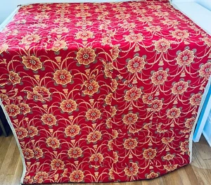 Vintage Uzbek Hand Stitched Quilt Bed Cover Wall Hanging XX823 - Picture 1 of 5