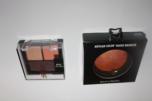 Black Radiance Artisan Color Baked Bronzer 3520 + Shadow Trio 8773  Lot Of 2 New