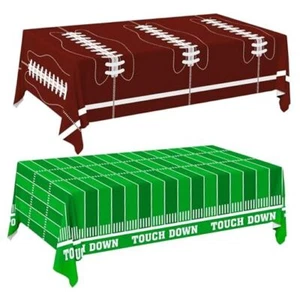  2PCS Football Party Tablecloth, Disposable Football Tablecloth, Perfect for  - Picture 1 of 8