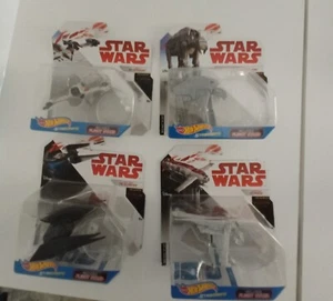 2017 Mattel Hot Wheels Star Wars Raumschiffe 4 Stück - Bild 1 von 13