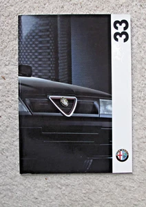 Original 28-page 1995 Alfa Romeo ALFA 33 Sales Brochure (in DUTCH) - Bild 1 von 3