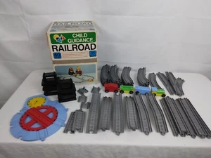 Vintage Child Guidance Plastic Railroad #359 Incomplete 51 Pieces - Picture 1 of 9