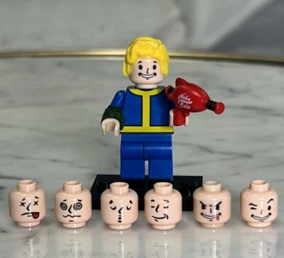 Lego Fallout Vault Boy Minifigura Impresa Personalizada Minifigura Minifigura Foto 1 de 3