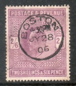 1902 SG261 2/6 pálido opaco púrpura calcáreo M49 (1) MUY BIEN USADO gato £150 CDS 1 - Imagen 1 de 1