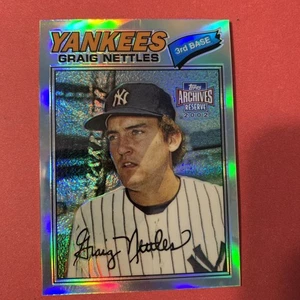 2002 Topps Archives Reserve - Graig Nettles #51 New York Yankees - Picture 1 of 11