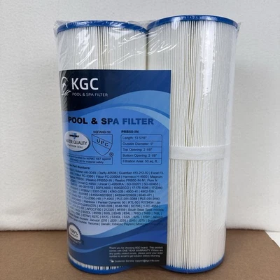 X2 Pool & Spa Filters For Pleatco PRB50-IN Unicel C-4950 Filbur FC-2390 & More - Image 1 of 4