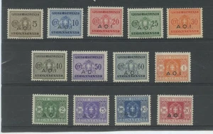 KOLONIEN A.O.I. 1934 TASSE 13V. ** ZENTRIERT - Bild 1 von 1