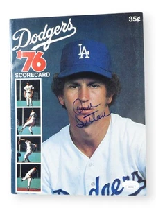 Don Sutton Signed Autographed Magazine 1976 Dodgers Scorecard JSA CB83050 - Picture 1 of 4