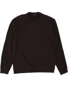 ARMANI JEANS Mens Sweatshirt Jumper XL Black Cotton CJ13 - Picture 1 of 4