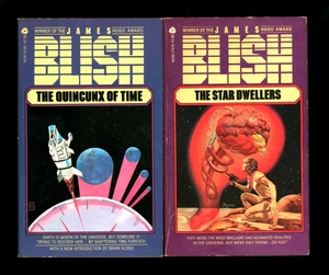 James Blish Avon Paperbacks FIRST PRINTS The Quincunx Of Time & Star Dwellers - Picture 1 of 2
