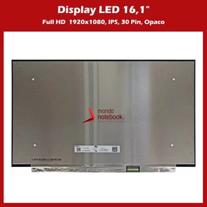 Display LCD 16,1" (1920x1080) IPS FHD SLIM 30 Pin DX per HP HP 16-A0020NL - Afbeelding 1 van 5