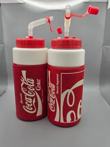 2xCoca-Cola Thermo Plastik trinkflaschen - Bild 1 von 4