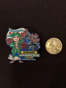 Cooperstown Baseball Trading Pin 2025 Chicago Warriors Green - Picture 1 of 2