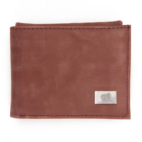 Washington Nationals Leather Bifold Wallet Cover