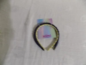 Accesorio para cabello Scunci diademas ajustadas acanaladas de mezclilla 2 piezas - Imagen 1 de 2