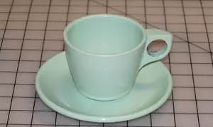 VINTAGE MID CENTURY BOONTONWARE MELAMINE Tea/Coffee Cup and Saucer - Picture 1 of 1
