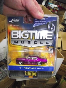Pontiac GTO Jada Bigtime Muscle 1/64 1971 púrpura nuevo en caja - Imagen 1 de 1