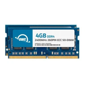 OWC 8GB (2x4GB) DDR4 2400MHz 1Rx8 ECC Unbuffered SODIMM 260pin Memory RAM - Picture 1 of 7