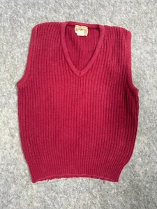 J.CREW Damen Pullover Pulli Gr. Small beerenrot Strick ärmellos V-Ausschnitt - Bild 1 von 5