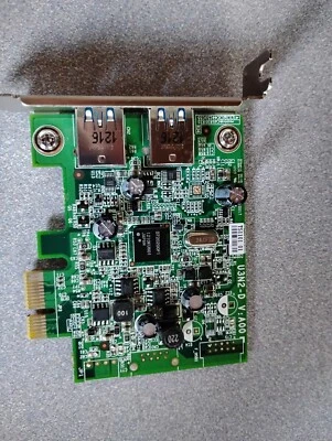 Dell 0FWGJ8 USB 3.0 Dual Port PCIE Low Profile Expansion Card Great Condition!!! - Image 1 of 4