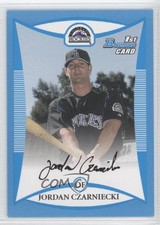 2008 Bowman Prospects Blue /500 Jordan Czarniecki #BP77