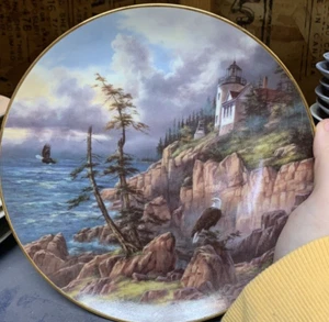 1993 Vigilant Beacon Rudi Reichardt God Bless America Collector Plate - Picture 1 of 2