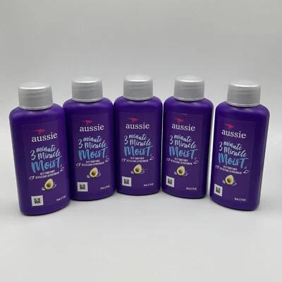 5x Aussie Moist 3 Minute Miracle Moist Deep Conditioner - 1.7 fl oz each - Image 1 of 3
