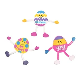 Easter Egg Faith Bendable Set of 3 (Free Shipping with 6 Purchases) - Picture 1 of 1