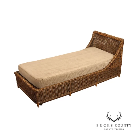 Quality Wicker Chaise Lounge Cover