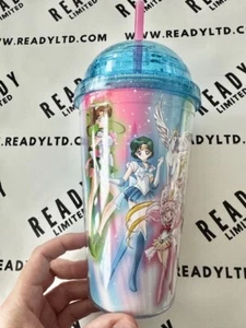 Sailor Moon 16oz Tumbler Cup with Dome Lid NEW - Picture 1 of 6