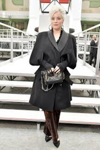 CHANEL 17A 2017 PARIS COSMOPOLITE CINTURA MISTO CASHMERE CAPPOTTO GIACCA NERO FR 40