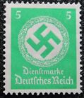 German 1934 Official Mi #134 Nsdap Nazi Germany 5 Pf Mnh Swastika Stamp