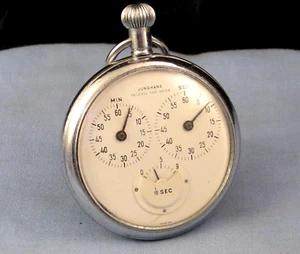 NICE CLEAN JUNGHANS VINTAGE PROCESS TIME METER FINE POCKET STOP WATCH TOOL - Picture 1 of 8