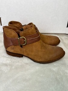 Born Kati tan ankle boot women size 6 M NEW - Picture 1 of 8