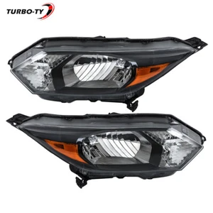 Halogen For 2016 2017 2018 Honda HRV HR-V Black Headlights Headlamps Right+Left - Picture 1 of 15