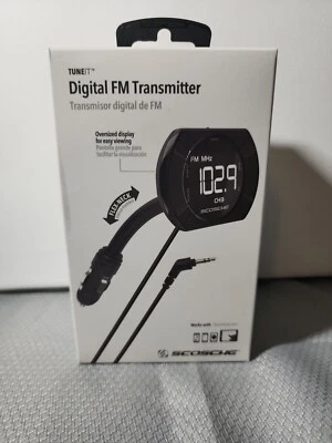 Scosche FMTD13-SP1 Digital FM Transmitter With Back Lit Display And Brand New - Image 1 of 4