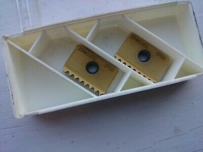 2 Seco Thread Milling Inserts 25NM3.0ISO CP500 ( 25NM 3.0ISO 3mm 396 Mill ) • 28£